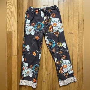Sudara Lightweight Cotton Floral Pants